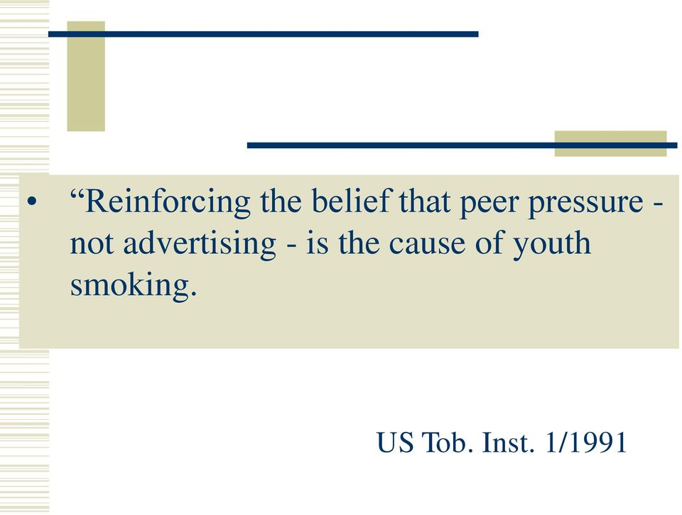 advertising - is the cause