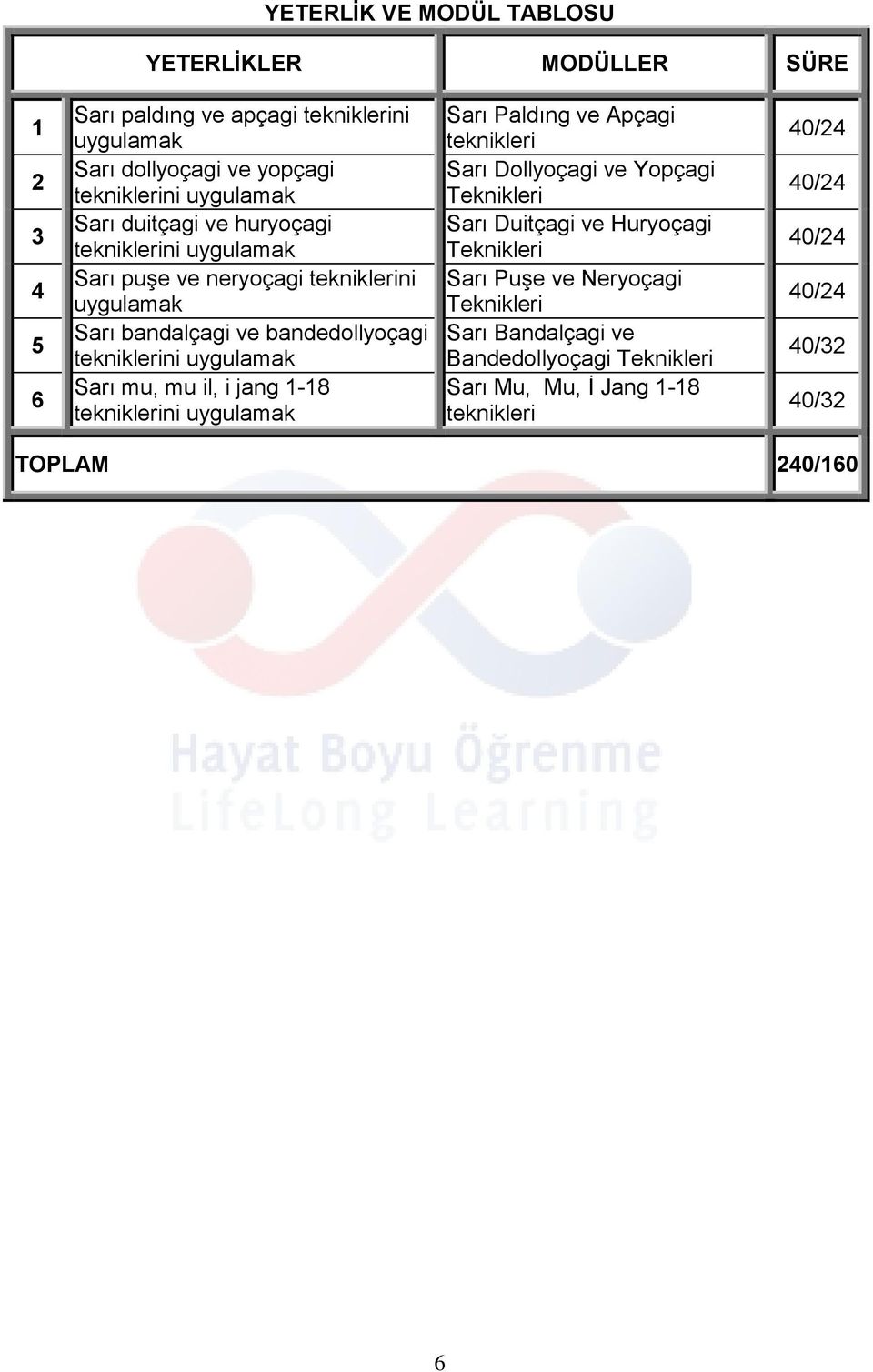 mu, mu il, i jang 1-18 tekniklerini uygulamak Sarı Paldıng ve Apçagi teknikleri Sarı Dollyoçagi ve Yopçagi Teknikleri Sarı Duitçagi ve Huryoçagi Teknikleri Sarı