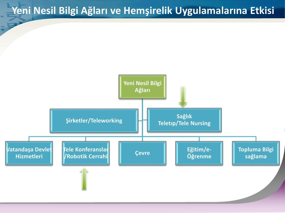 Teletıp/Tele Nursing Vatandaşa Devlet Hizmetleri Tele