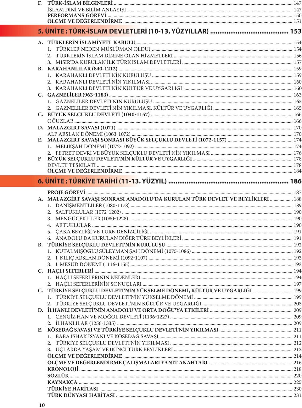 KARAHANLILAR (840-1212)... 159 1. KARAHANLI DEVLETİ'NİN KURULUŞU... 159 2. KARAHANLI DEVLETİ'NİN YIKILMASI... 160 3. KARAHANLI DEVLETİ'NİN KÜLTÜR VE UYGARLIĞI... 160 C. GAZNELİLER (963-1183)... 163 1.