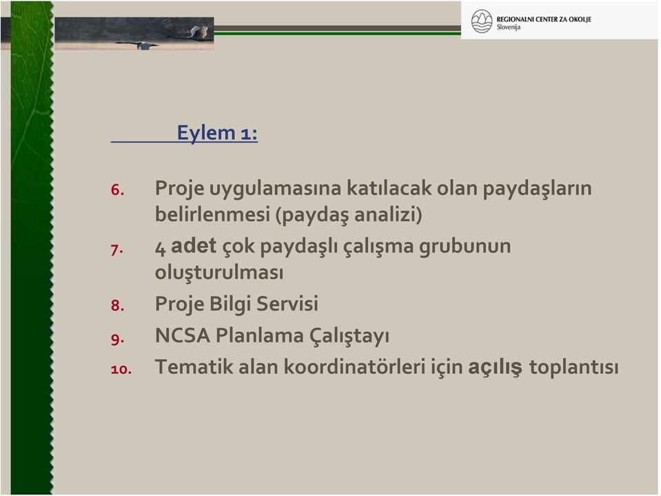 (paydaş analizi) 7.