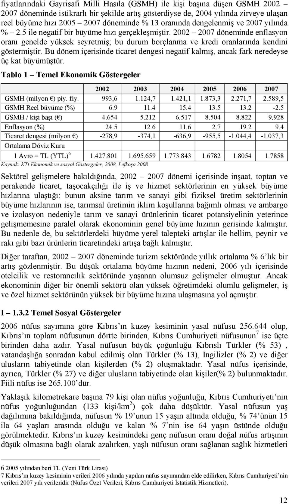 2002 2007 döneminde enflasyon oranı genelde yüksek seyretmiş; bu durum borçlanma ve kredi oranlarında kendini göstermiştir.