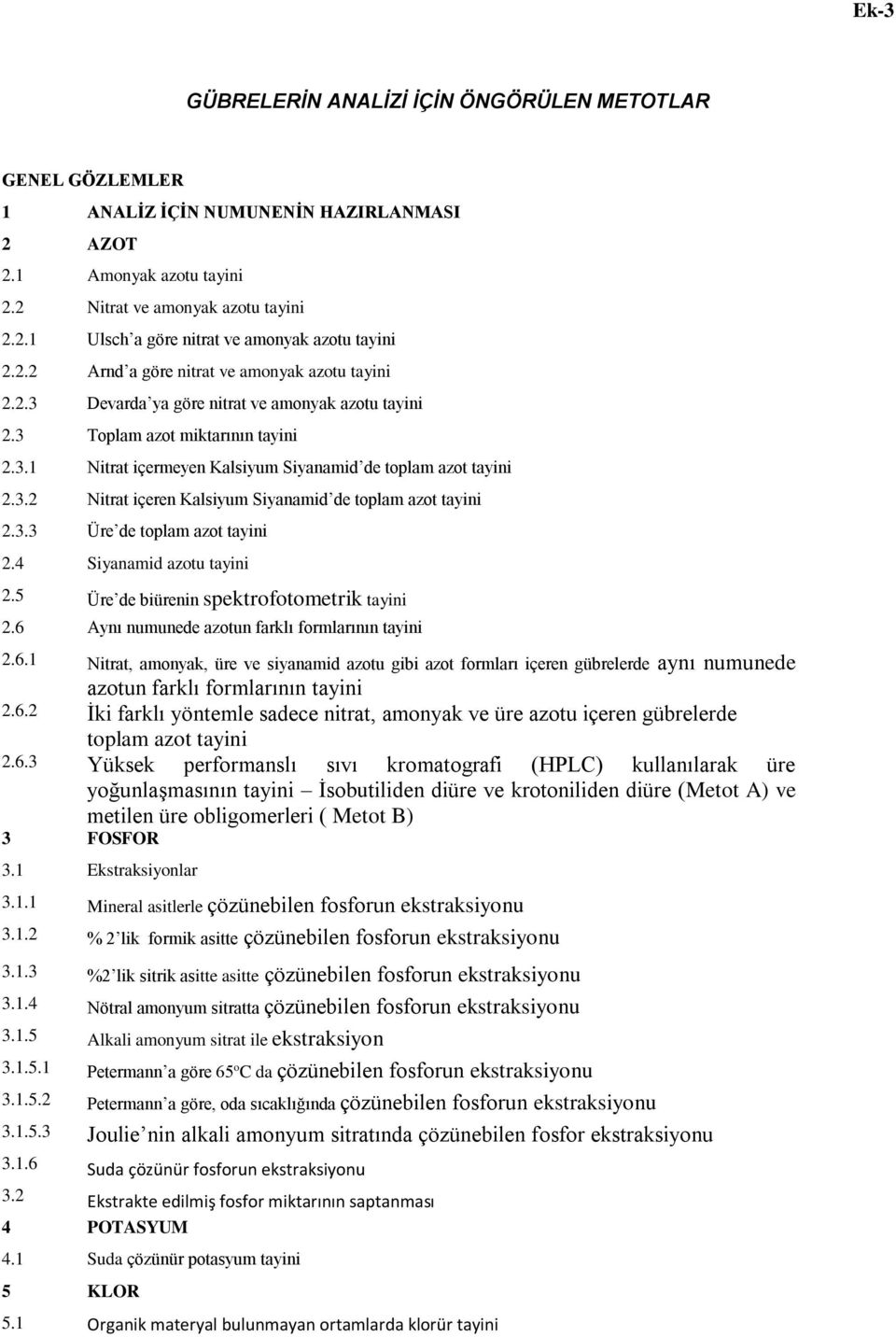 3.2 Nitrat içeren Kalsiyum Siyanamid de toplam azot tayini 2.3.3 Üre de toplam azot tayini 2.4 Siyanamid azotu tayini 2.5 Üre de biürenin spektrofotometrik tayini 2.