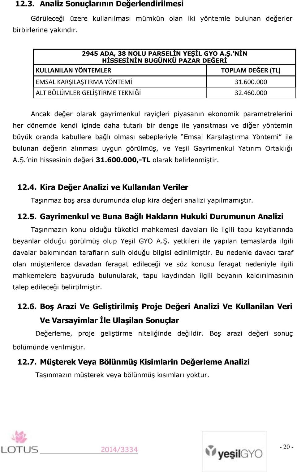 000 Ancak değer olarak gayrimenkul rayiçleri piyasanın ekonomik parametrelerini her dönemde kendi içinde daha tutarlı bir denge ile yansıtması ve diğer yöntemin büyük oranda kabullere bağlı olması