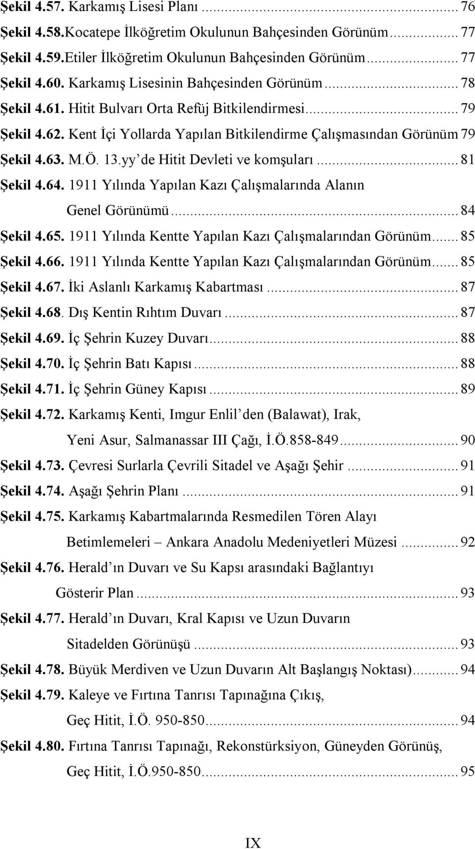 yy de Hitit Devleti ve komşuları...81 Şekil 4.64. 1911 Yılında Yapılan Kazı Çalışmalarında Alanın Genel Görünümü...84 Şekil 4.65. 1911 Yılında Kentte Yapılan Kazı Çalışmalarından Görünüm...85 Şekil 4.