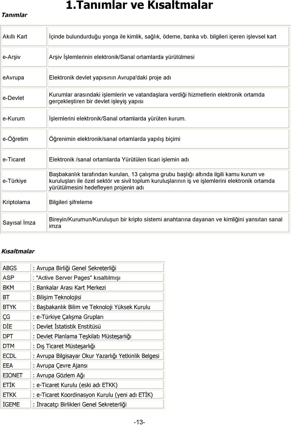 vatandaşlara verdiği hizmetlerin elektronik ortamda gerçekleştiren bir devlet işleyiş yapısı ekurum İşlemlerini elektronik/sanal ortamlarda yürüten kurum.