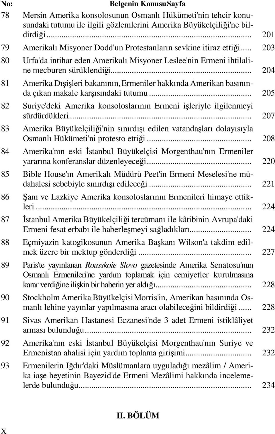 .. 204 81 Amerika Dışişleri bakanının, Ermeniler hakkında Amerikan basınında çıkan makale karşısındaki tutumu... 205 82 Suriye'deki Amerika konsoloslarının Ermeni işleriyle ilgilenmeyi sürdürdükleri.