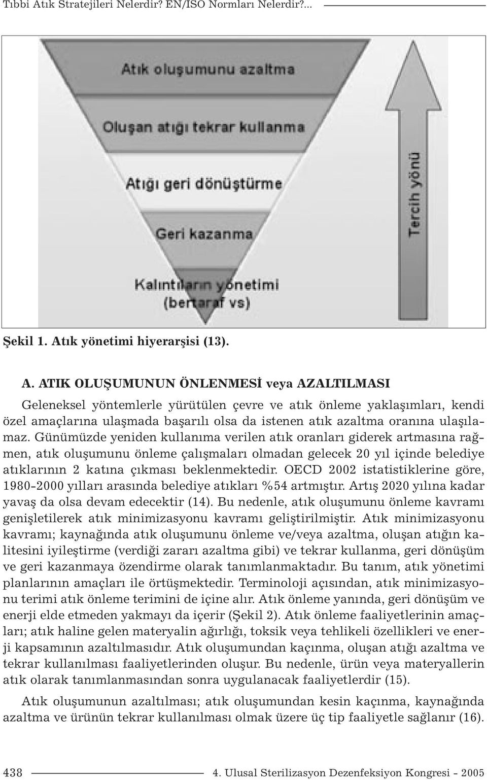 ık yönetimi hiyerarşisi (13). A.