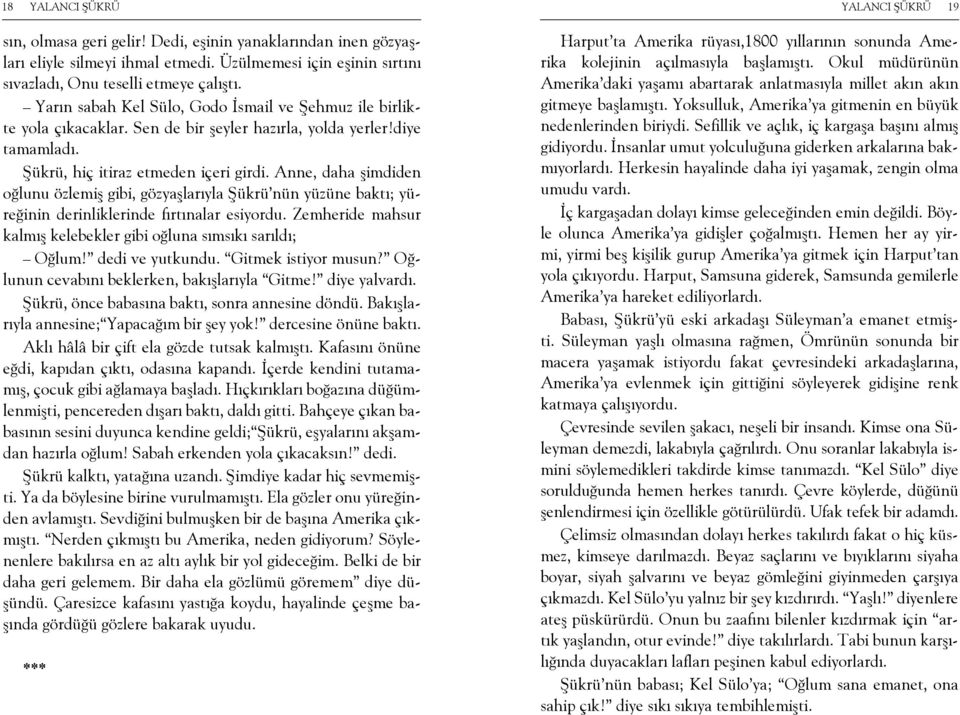 Anne, daha şimdiden oğlunu özlemiş gibi, gözyaşlarıyla Şükrü nün yüzüne baktı; yüreğinin derinliklerinde fırtınalar esiyordu. Zemheride mahsur kalmış kelebekler gibi oğluna sımsıkı sarıldı; Oğlum!