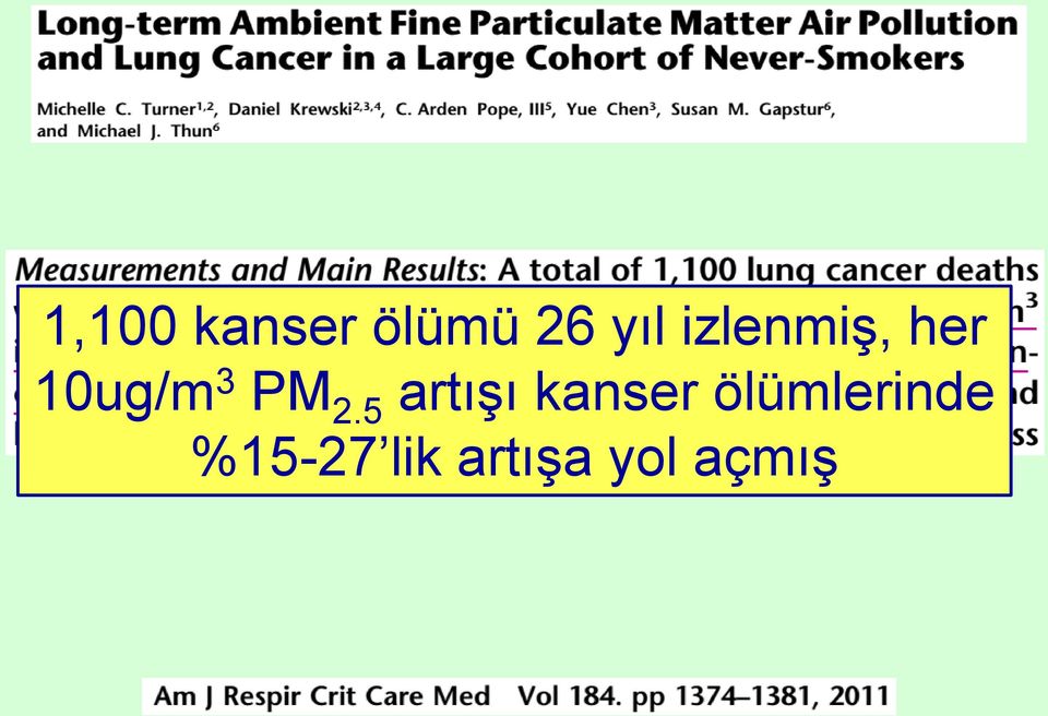 5 artışı kanser ölümlerinde