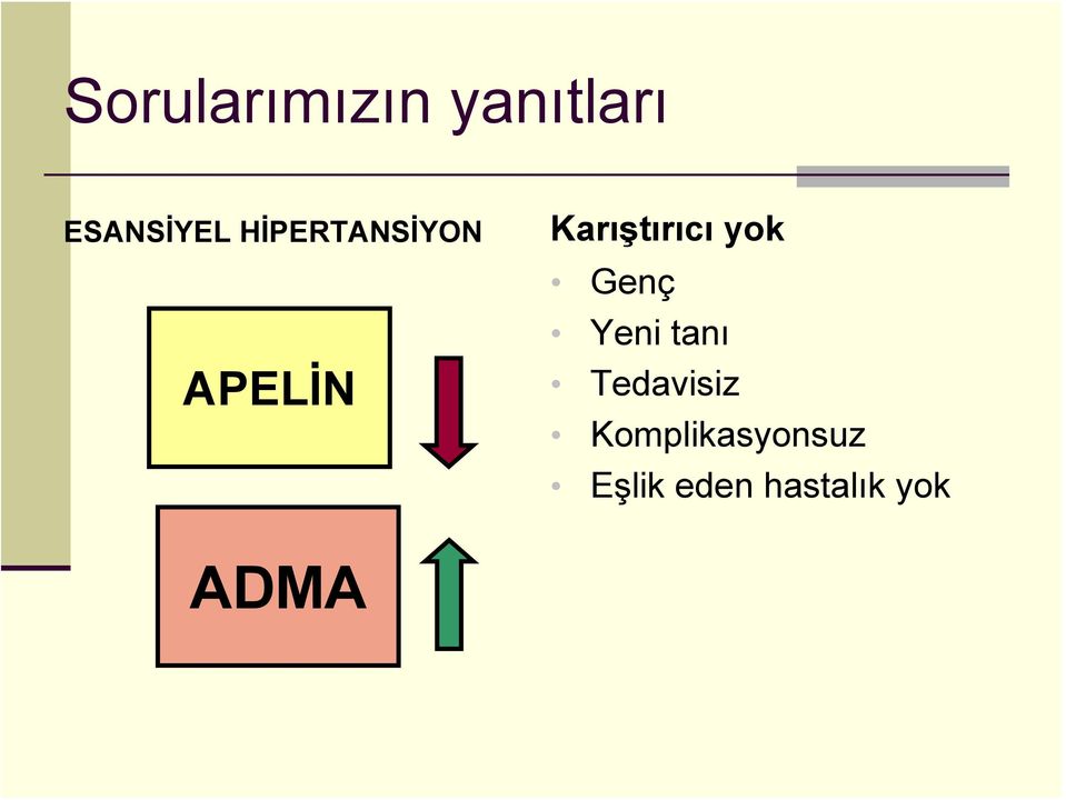 yok Genç Yeni tanı Tedavisiz