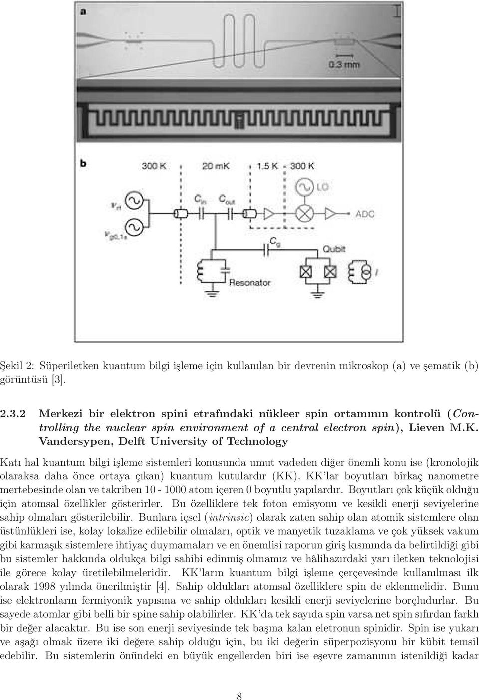 Vandersypen, Delft University of Technology Katı hal kuantum bilgi işleme sistemleri konusunda umut vadeden diğer önemli konu ise (kronolojik olaraksa daha önce ortaya çıkan) kuantum kutulardır (KK).