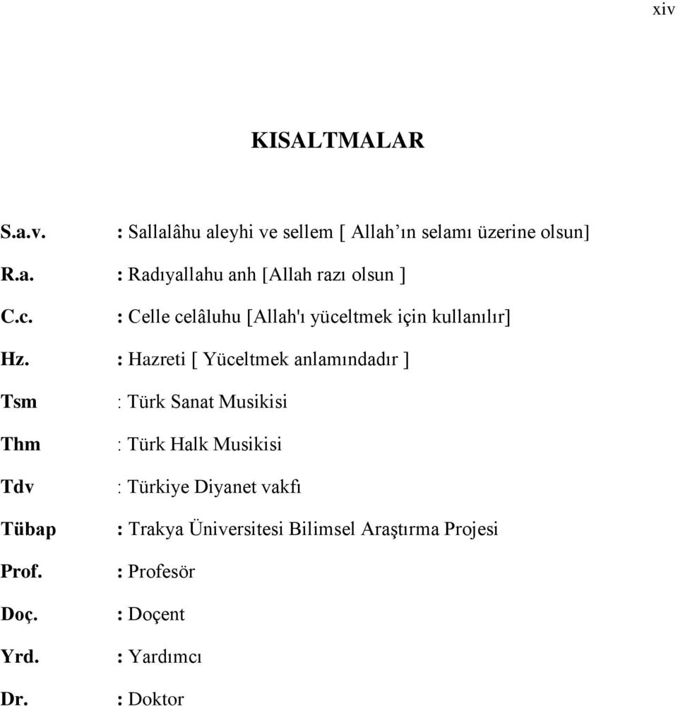 : Hazreti [ Yüceltmek anlamındadır ] Tsm Thm Tdv Tübap Prof. Doç. Yrd. Dr.