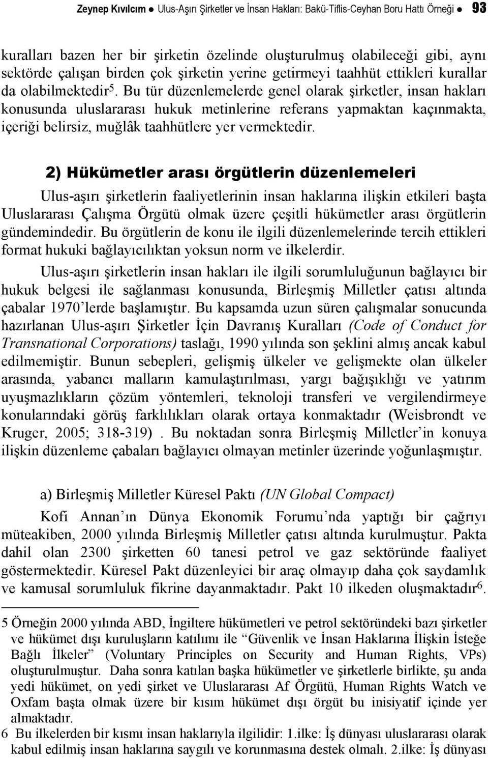 Bu tür düzenlemelerde genel olarak şirketler, insan hakları konusunda uluslararası hukuk metinlerine referans yapmaktan kaçınmakta, içeriği belirsiz, muğlâk taahhütlere yer vermektedir.