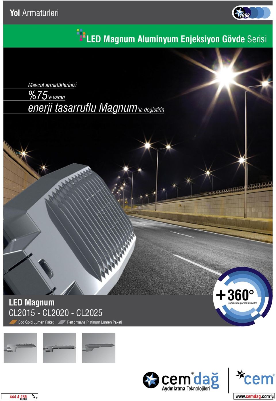 tasarruflu Magnum la değiştirin LED Magnum CL2015 -