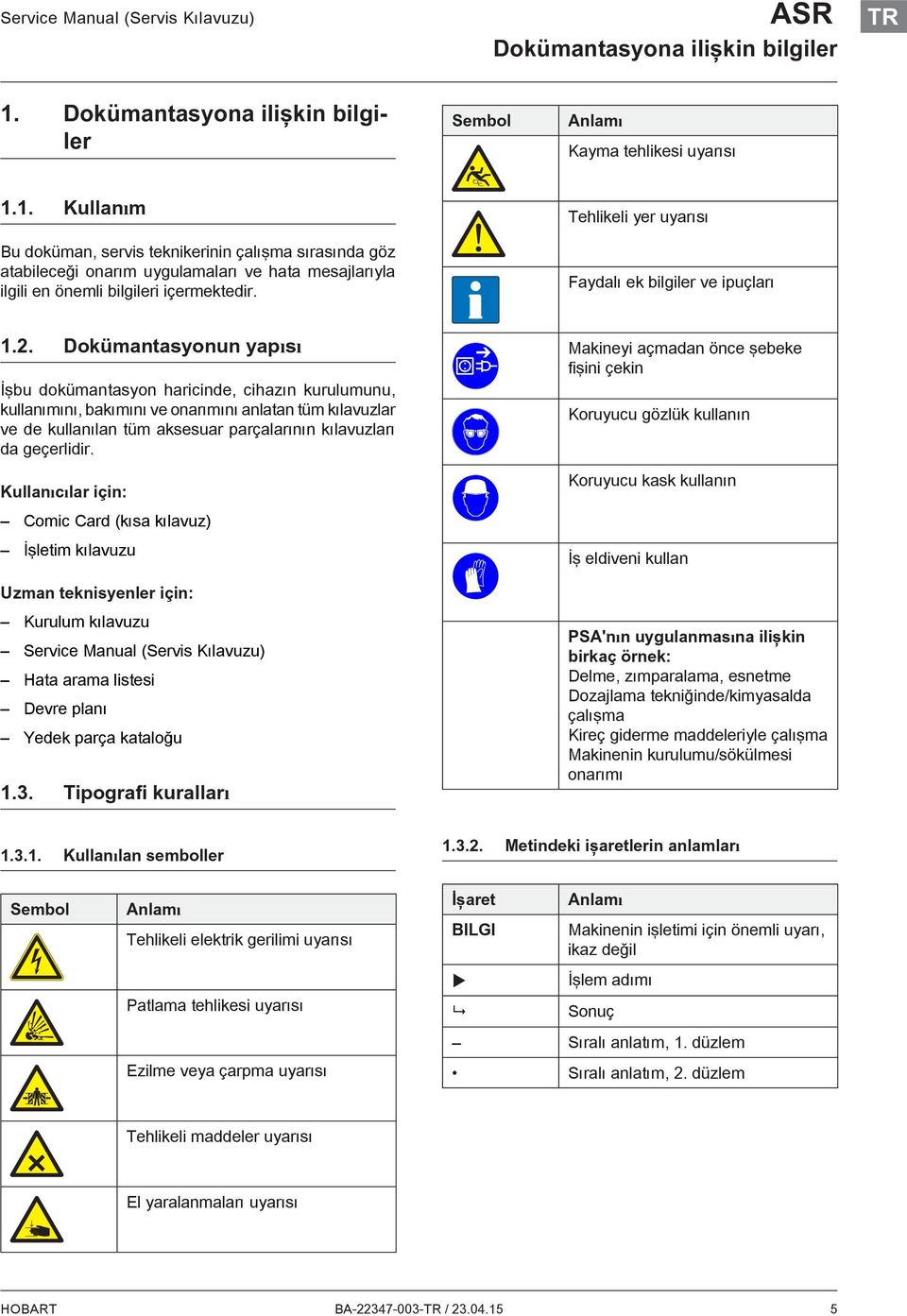 1. Kullanım Bu doküman, servis teknikerinin çalışma sırasında göz atabileceği onarım uygulamaları ve hata mesajlarıyla ilgili en önemli bilgileri içermektedir.