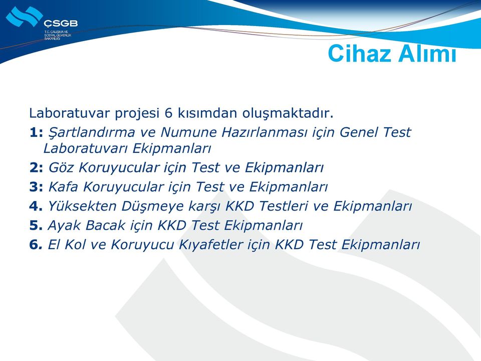 Koruyucular için Test ve Ekipmanları 3: Kafa Koruyucular için Test ve Ekipmanları 4.