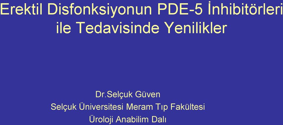 Yenilikler Dr.