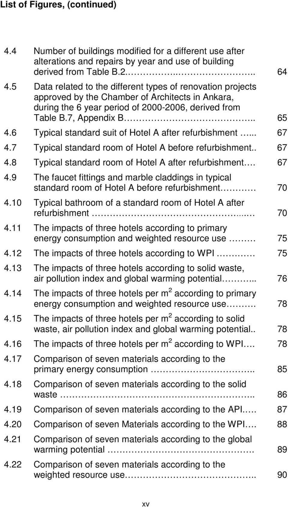 6 Typical standard suit of Hotel A after refurbishment... 67 4.7 Typical standard room of Hotel A before refurbishment.. 67 4.8 Typical standard room of Hotel A after refurbishment. 67 4.9 The faucet fittings and marble claddings in typical standard room of Hotel A before refurbishment 70 4.