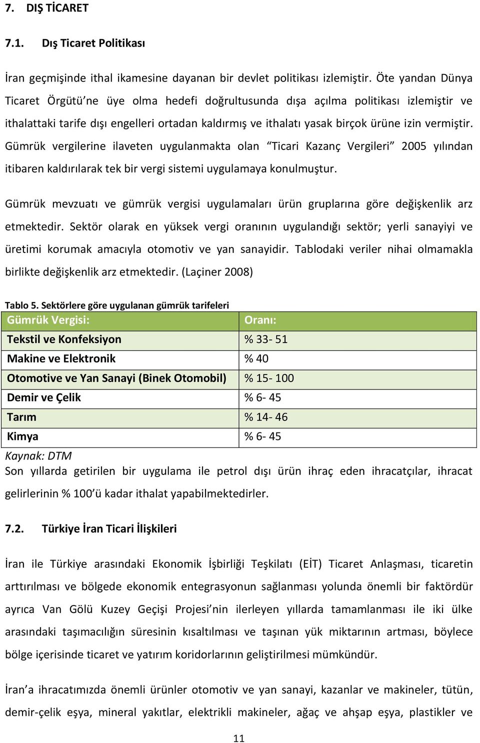 Gümrük vergilerine ilaveten uygulanmakta olan Ticari Kazanç Vergileri 2005 yılından itibaren kaldırılarak tek bir vergi sistemi uygulamaya konulmuştur.