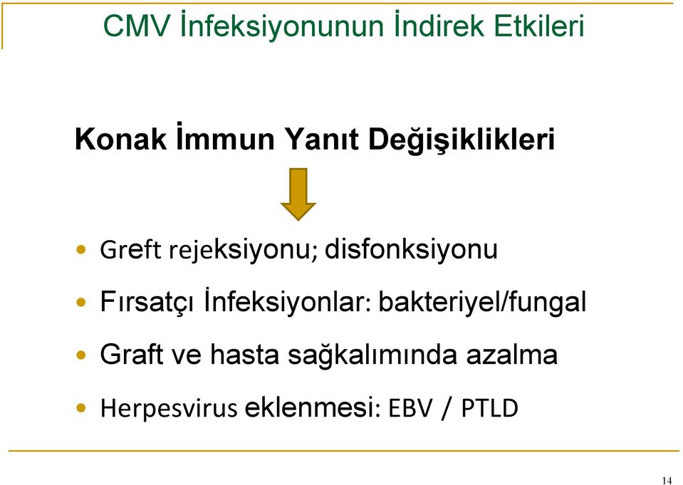 Fırsatçı İnfeksiyonlar: bakteriyel/fungal Graft ve