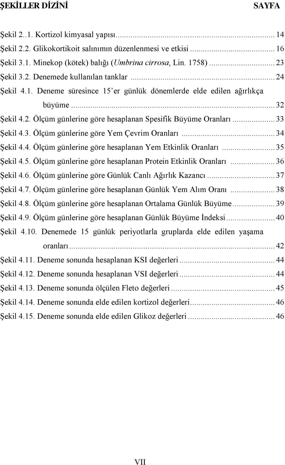 .. 33 Şekil 4.3. Ölçüm günlerine göre Yem Çevrim Oranları... 34 Şekil 4.4. Ölçüm günlerine göre hesaplanan Yem Etkinlik Oranları... 35 Şekil 4.5. Ölçüm günlerine göre hesaplanan Protein Etkinlik Oranları.