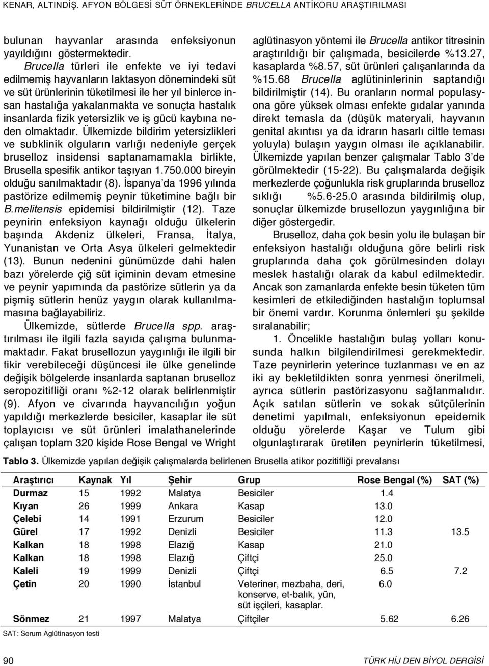 insanlarda fizik yetersizlik ve iş gücü kaybına neden olmaktadır.