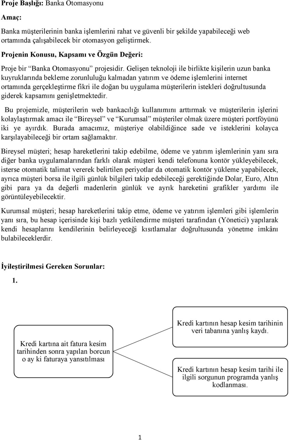 Gelişen teknoloji ile birlikte kişilerin uzun banka kuyruklarında bekleme zorunluluğu kalmadan yatırım ve ödeme işlemlerini internet ortamında gerçekleştirme fikri ile doğan bu uygulama müşterilerin