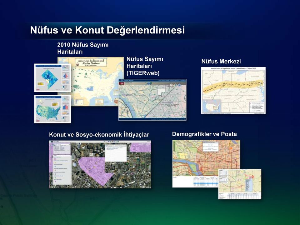 (TIGERweb) Nüfus Merkezi Konut ve