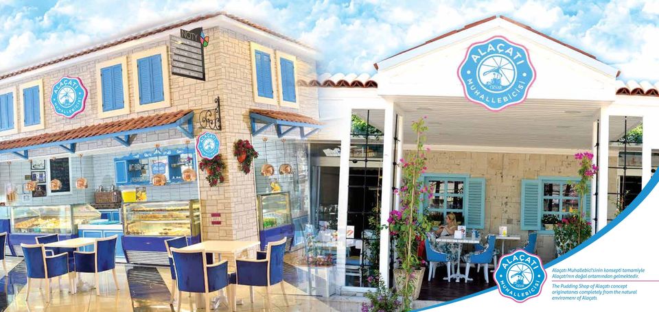 The Pudding Shop of Alaçatı concept