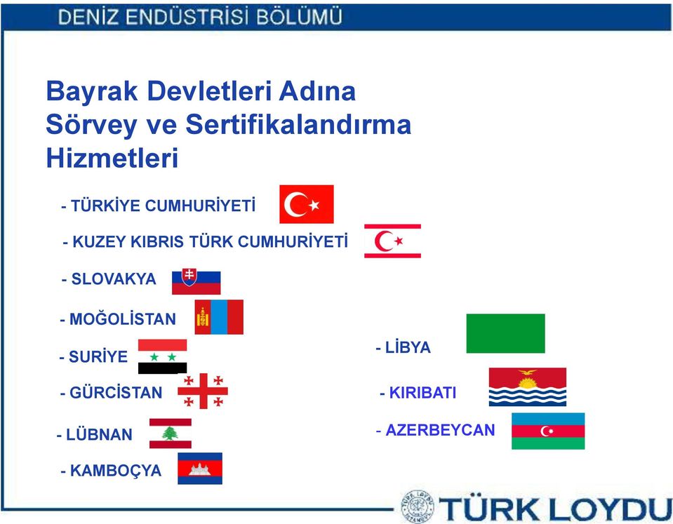 CUMHURĠYETĠ - SLOVAKYA - MOĞOLĠSTAN - SURĠYE -