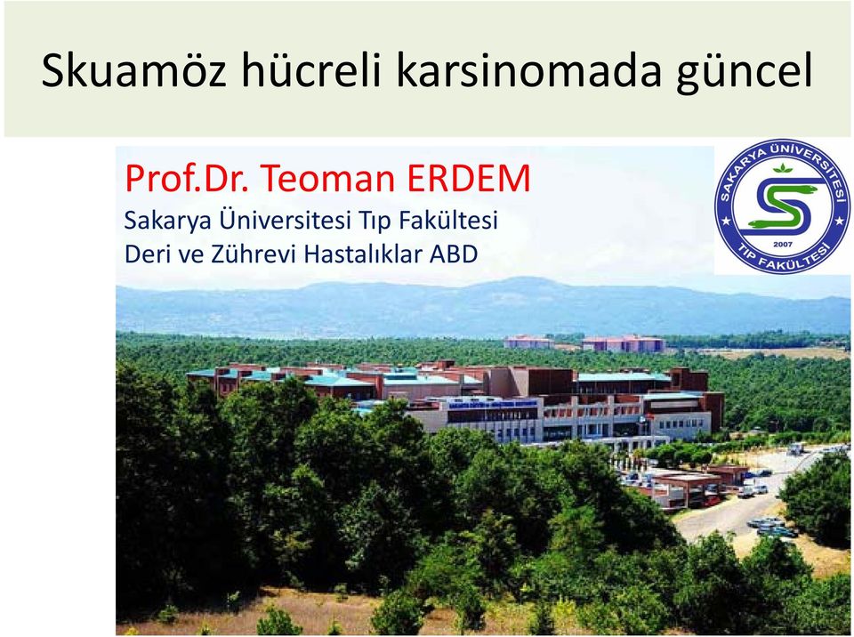 Zührevi Hastalıklar ABD Prof.Dr.