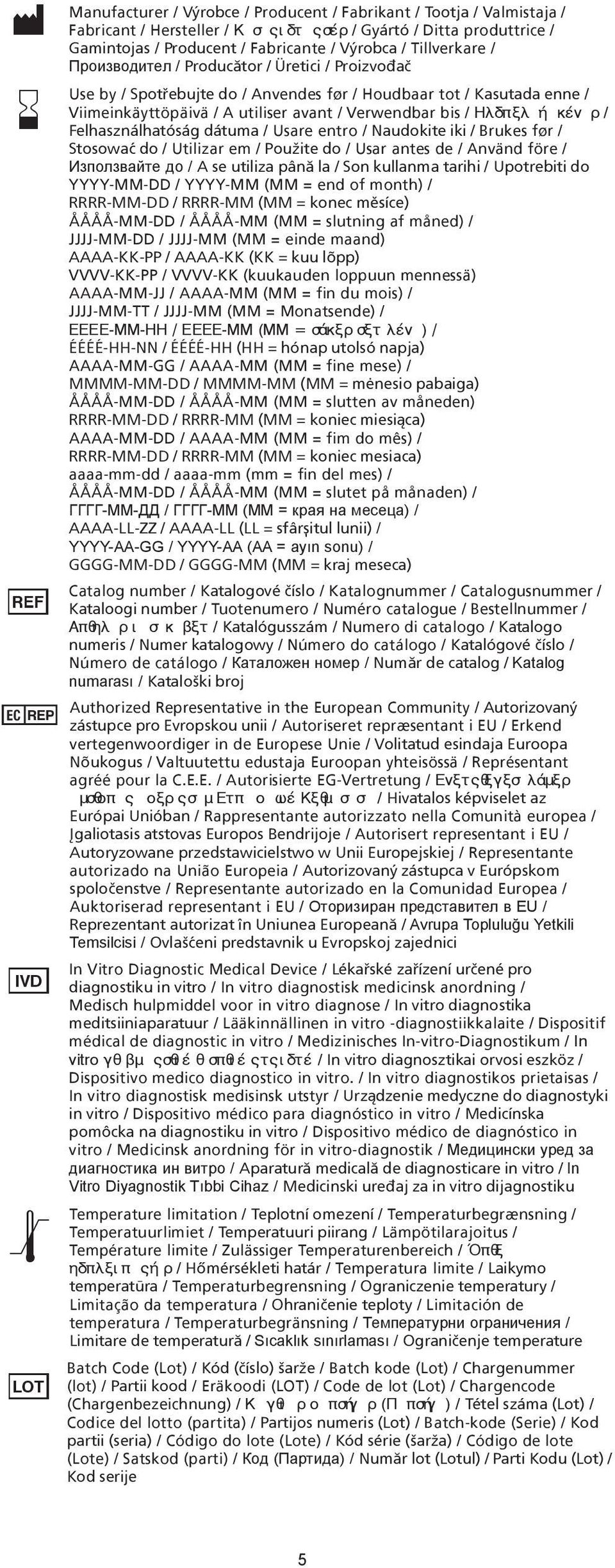 Çìåñïìçßá ëþîçò / Felhasználhatóság dátuma / Usare entro / Naudokite iki / Brukes før / Stosowaæ do / Utilizar em / Použite do / Usar antes de / Använd före / Използвайте до / A se utiliza pânã la /