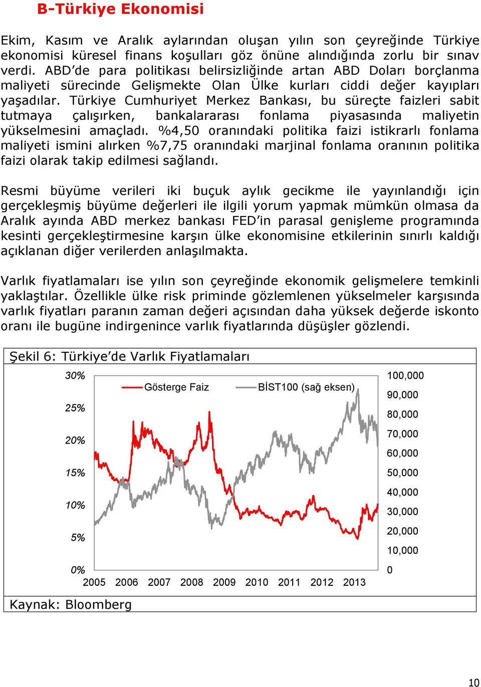 Türkiye Cumhuriyet Merkez Bankası, bu süreçte faizleri sabit tutmaya çalışırken, bankalararası fonlama piyasasında maliyetin yükselmesini amaçladı.