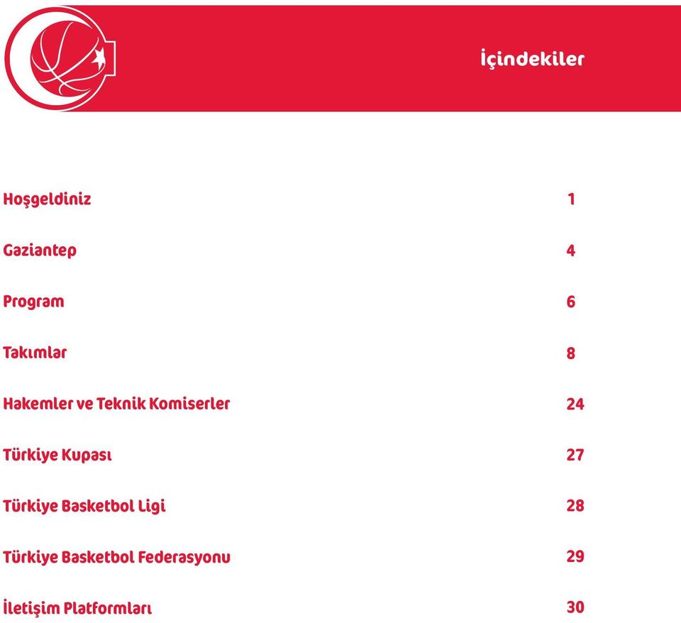 Türkiye Kupası 27 Türkiye Basketbol Ligi 28