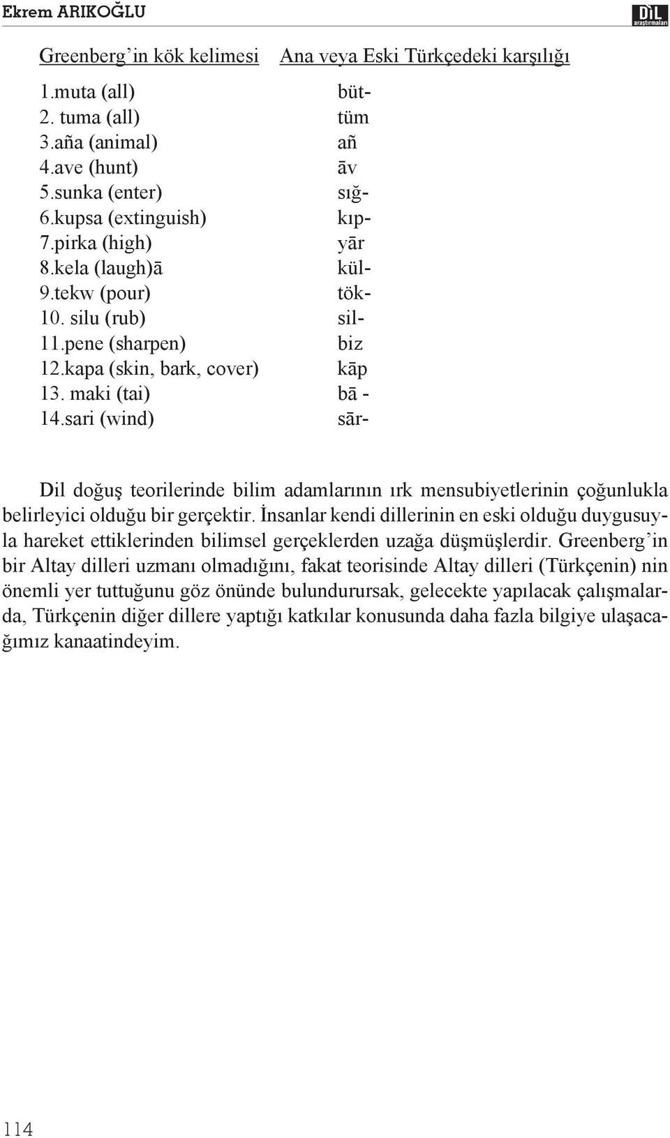 sari (wind) s r- Dil do u teorilerinde bilim adamlar n n rk mensubiyetlerinin ço unlukla belirleyici oldu u bir gerçektir.