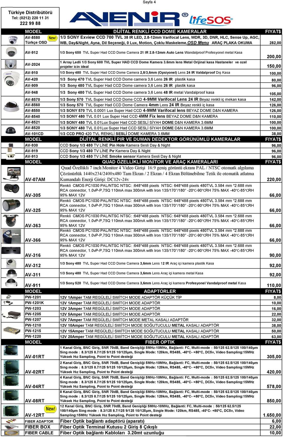 Super Had CCD Dome Camera 21 IR 2.8-12mm Auto Lens Wandalproof Profesyonel metal Kasa 200,00 1 Array Ledli 1/3 Sony 600 TVL Super HAD CCD Dome Kamera 3.