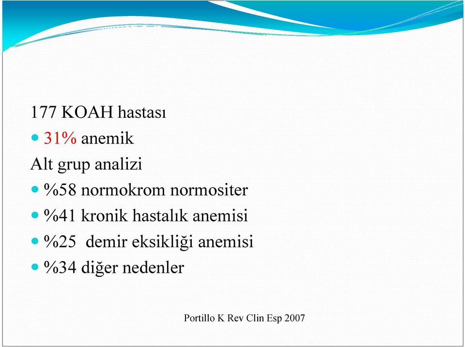 hastalık anemisi %25 demir eksikliği