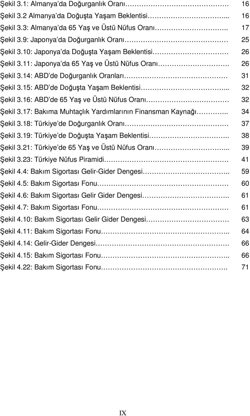 16: ABD de 65 Yaş ve Üstü Nüfus Oranı 32 Şekil 3.17: Bakıma Muhtaçlık Yardımlarının Finansman Kaynağı.. 34 Şekil 3.18: Türkiye de Doğurganlık Oranı 37 Şekil 3.19: Türkiye de Doğuşta Yaşam Beklentisi.