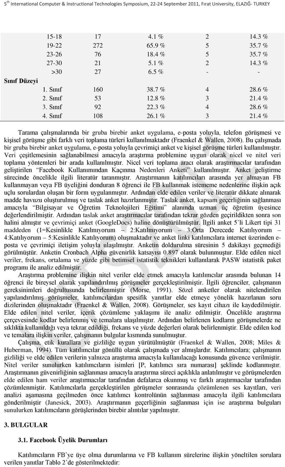 4 % Tarama çalışmalarında bir gruba birebir anket uygulama, e-posta yoluyla, telefon görüşmesi ve kişisel görüşme gibi farklı veri toplama türleri kullanılmaktadır (Fraenkel & Wallen, 2008).