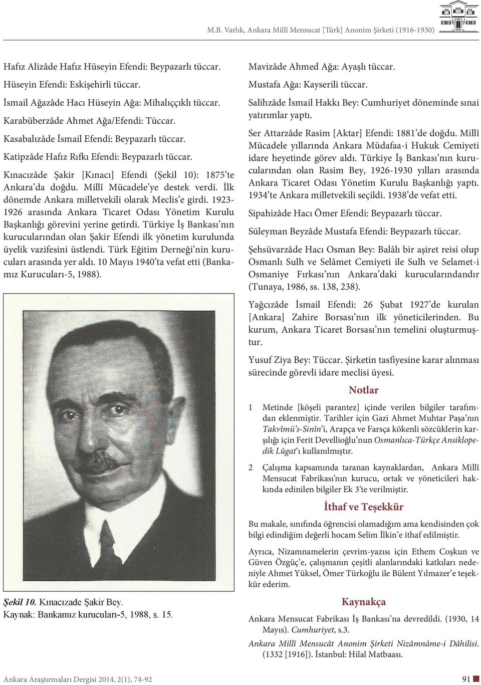 İlk dönemde Ankara milletvekili olarak Meclis e girdi. 1923-1926 arasında Ankara Ticaret Odası Yönetim Kurulu Başkanlığı görevini yerine getirdi.