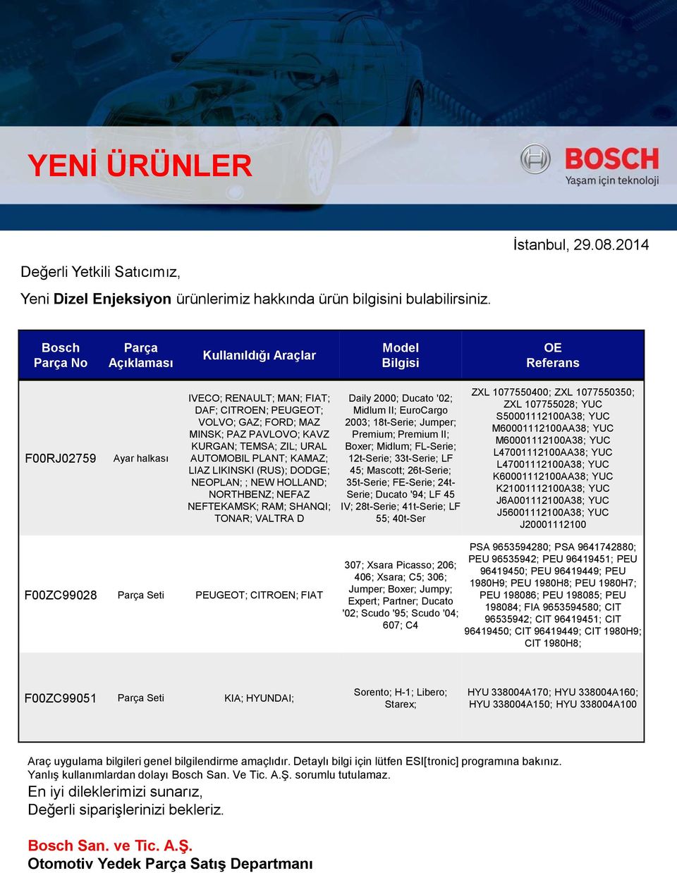 NEOPLAN; ; NEW HOLLAND; NORTHBENZ; NEFAZ NEFTEKAMSK; RAM; SHANQI; TONAR; VALTRA D Daily 2000; Ducato '02; Midlum II; EuroCargo 2003; 18t-Serie; Jumper; Premium; Premium II; Boxer; Midlum; FL-Serie;