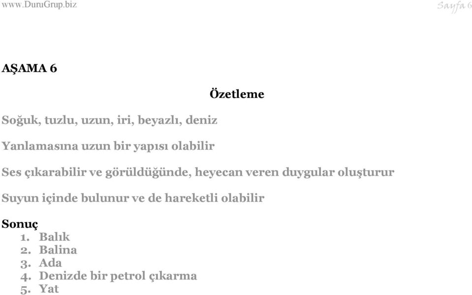 uzun bir yapısı olabilir Özetleme Ses çıkarabilir ve görüldüğünde, heyecan