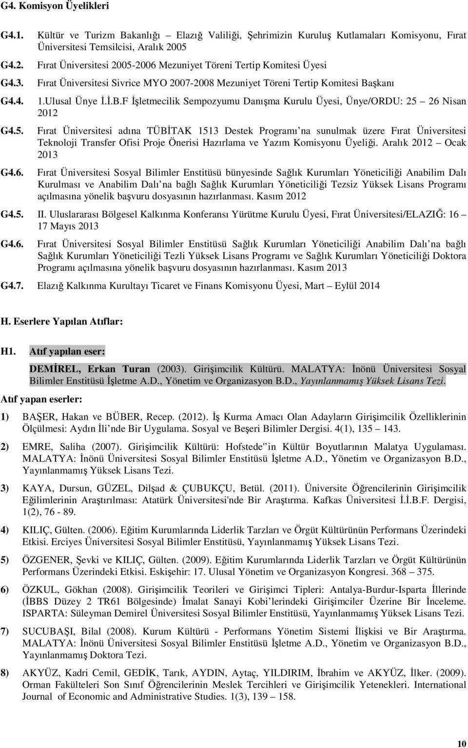 Fırat Üniversitesi Sivrice MYO 2007-2008 Mezuniyet Töreni Tertip Komitesi Ba