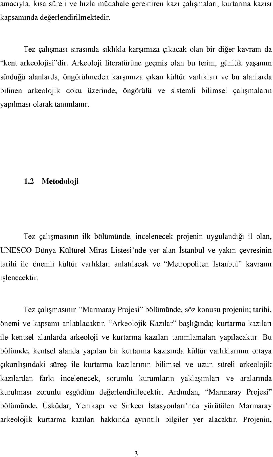 Arkeoloji literatürüne geçmiş olan bu terim, günlük yaşamın sürdüğü alanlarda, öngörülmeden karşımıza çıkan kültür varlıkları ve bu alanlarda bilinen arkeolojik doku üzerinde, öngörülü ve sistemli