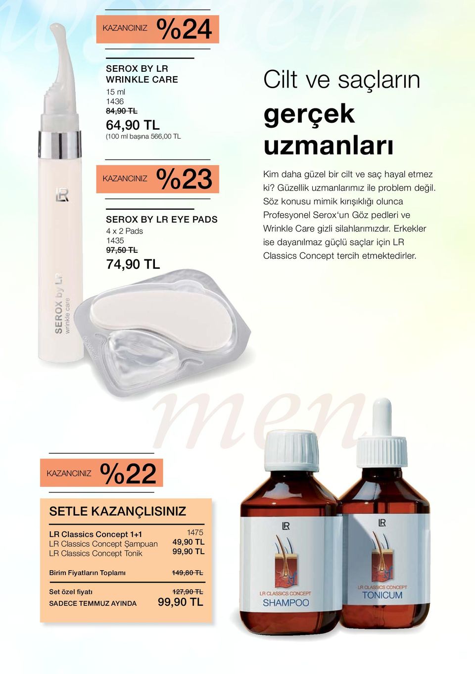 Söz konusu mimik kırışıklığı olunca Profesyonel Serox un Göz pedleri ve Wrinkle Care gizli silahlarımızdır.