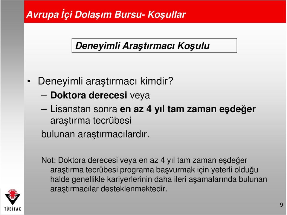 araştırmacılardır.