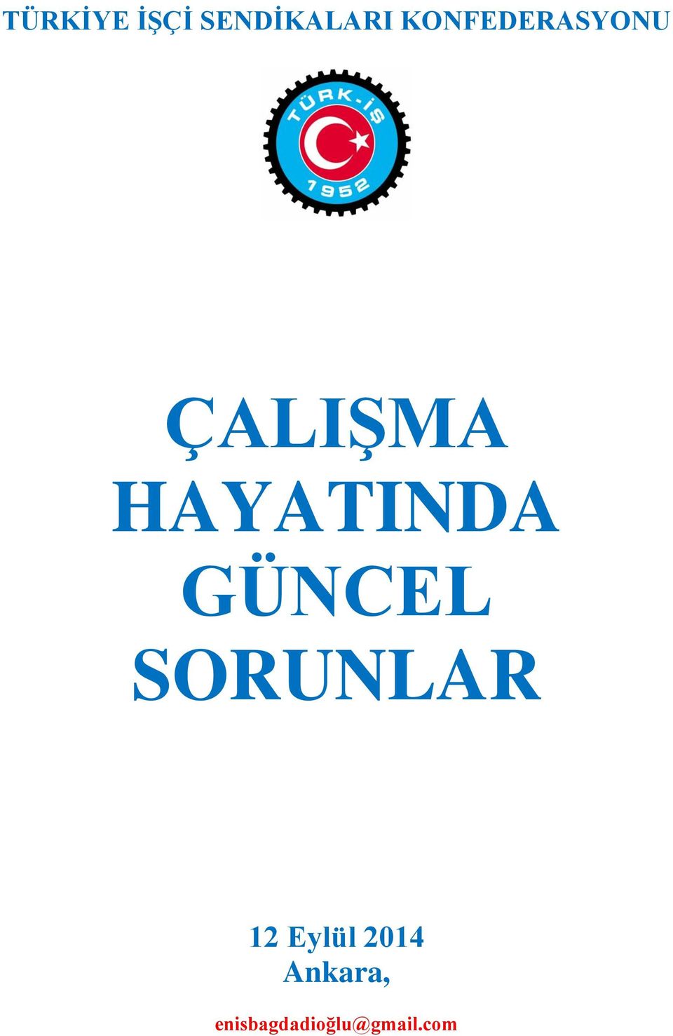 HAYATINDA GÜNCEL SORUNLAR 12