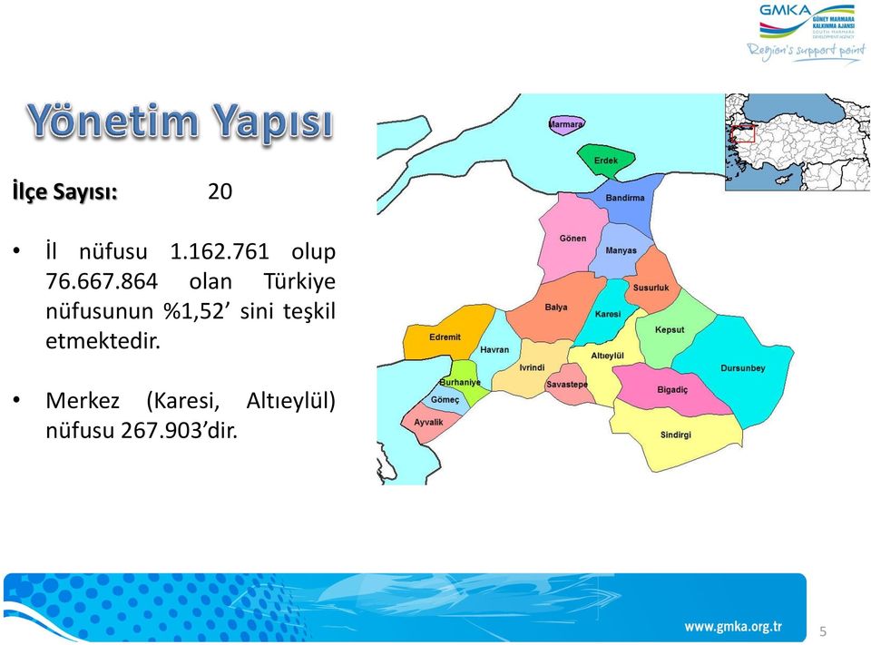 864 olan Türkiye nüfusunun %1,52 sini