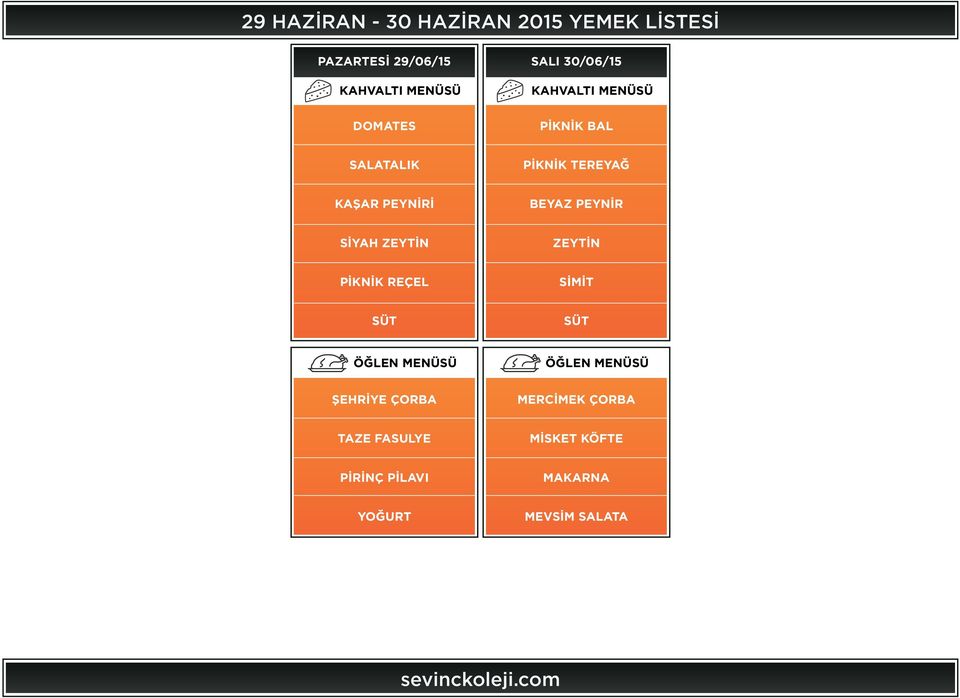 PAZARTESİ 29/06/15 SALI